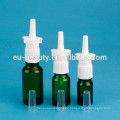 Glass oval nasal spray bottles